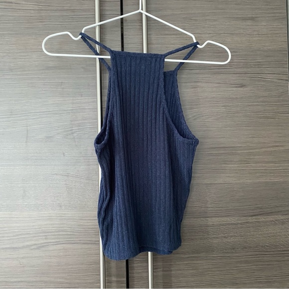 Abercrombie and Fitch Blue High Neck Tank - Picture 2 of 4